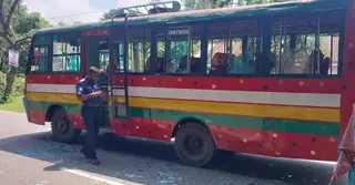 শেরপুরে বাসচাপায় পথচারীর মৃত্যু